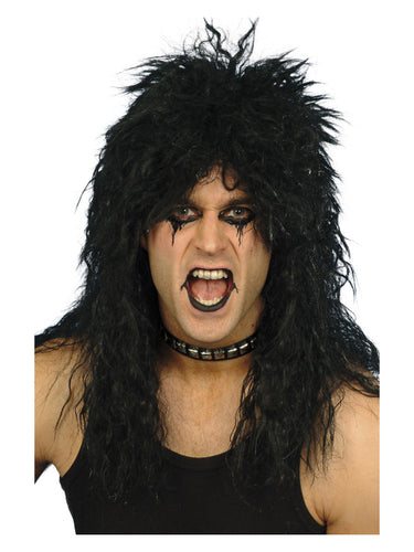 Hard Rocker Wig, Black – Front